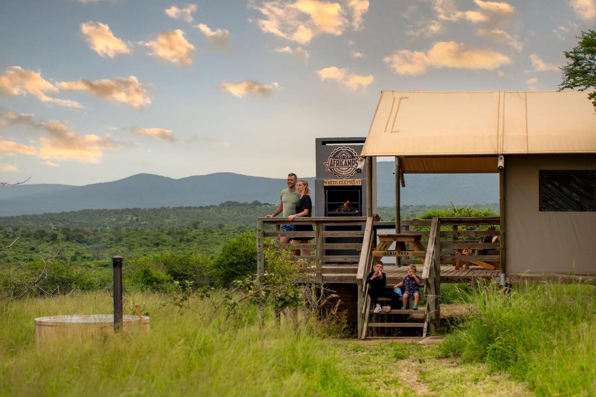 Africamps At White Elephant Safaris Pongola Exteriör bild